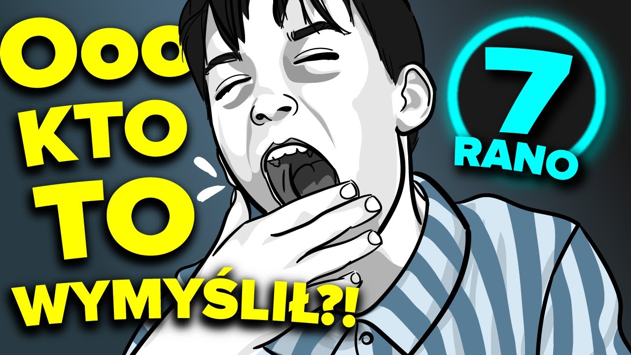 Rozpoczynanie lekcji o 7 to zbrodnia na uczniach